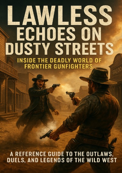 'Cover von Lawless Echoes on Dusty Streets: Inside the Deadly World of Frontier Gunfighters'-Cover