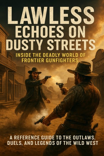 'Cover von Lawless Echoes on Dusty Streets: Inside the Deadly World of Frontier Gunfighters'-Cover