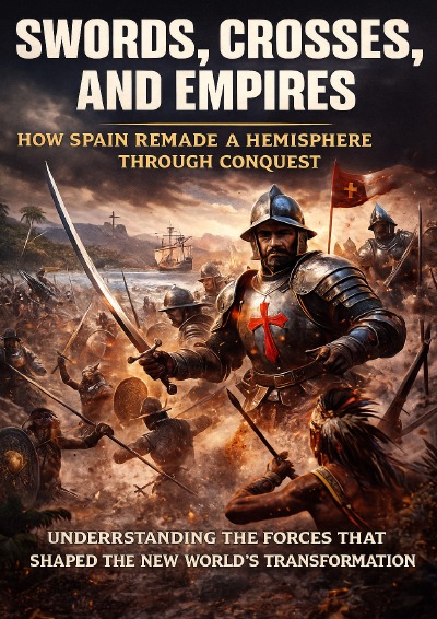 'Cover von Swords, Crosses, and Empires: How Spain Remade a Hemisphere Through Conquest'-Cover