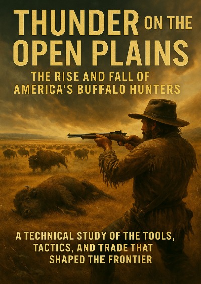 'Cover von Thunder on the Open Plains: The Rise and Fall of America’s Buffalo Hunters'-Cover