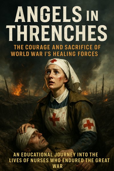 'Cover von Angels in Trenches: The Courage and Sacrifice of World War I’s Healing Forces'-Cover