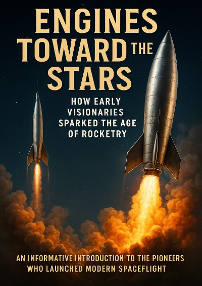 'Cover von Engines Toward the Stars: How Early Visionaries Sparked the Age of Rocketry'-Cover
