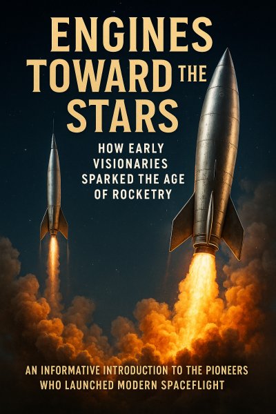 'Cover von Engines Toward the Stars: How Early Visionaries Sparked the Age of Rocketry'-Cover