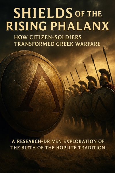 'Cover von Shields of the Rising Phalanx: How Citizen-Soldiers Transformed Greek Warfare'-Cover