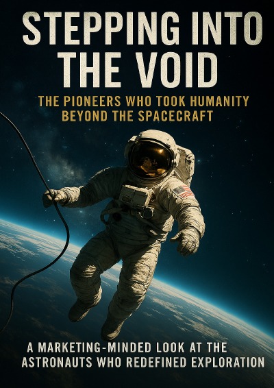 'Cover von Stepping Into the Void: The Pioneers Who Took Humanity Beyond the Spacecraft'-Cover