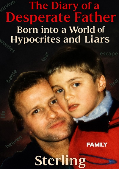 'Cover von The Diary of a Desperate Father I Born into a World of Hypocrites and Liars'-Cover