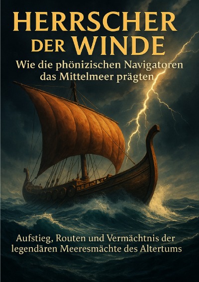 'Cover von Herrscher der Winde: Wie die phönizischen Navigatoren das Mittelmeer prägten'-Cover
