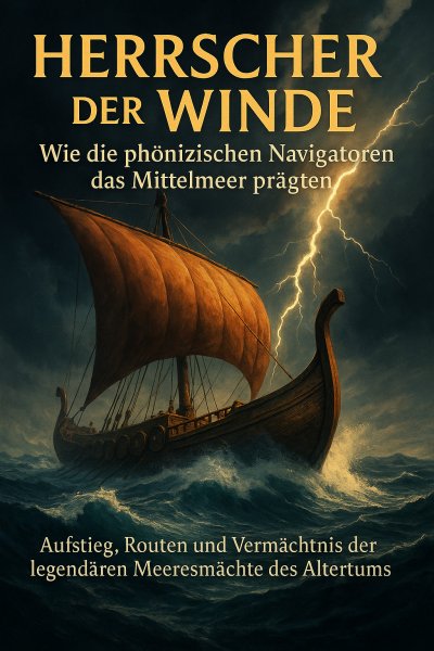 'Cover von Herrscher der Winde: Wie die phönizischen Navigatoren das Mittelmeer prägten'-Cover