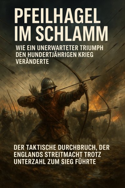 'Cover von Pfeilhagel im Schlamm: Wie ein unerwarteter Triumph den Hundertjährigen Krieg veränderte'-Cover