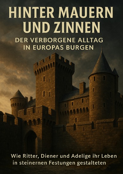 'Cover von Hinter Mauern und Zinnen: Der verborgene Alltag in Europas Burgen'-Cover