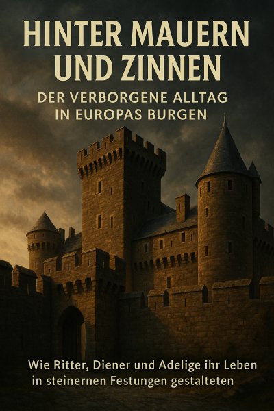 'Cover von Hinter Mauern und Zinnen: Der verborgene Alltag in Europas Burgen'-Cover