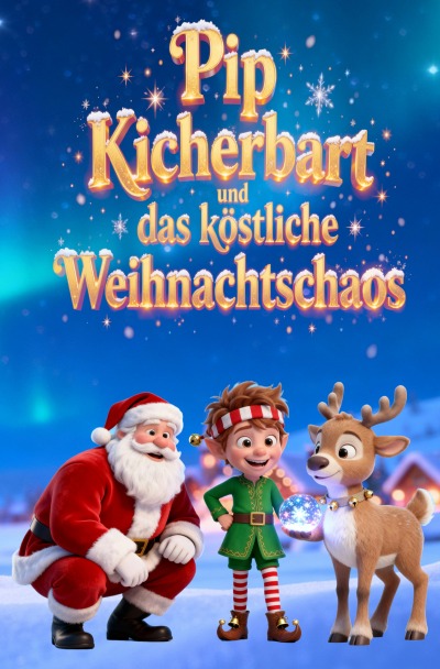 'Cover von Pip Kicherbart und das köstliche Weihnachtschaos'-Cover