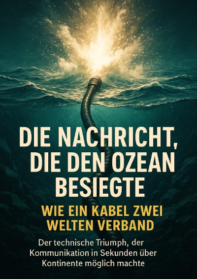 'Cover von Die Nachricht, die den Ozean besiegte: Wie ein Kabel zwei Welten verband'-Cover