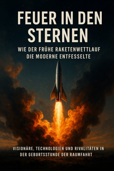 'Cover von Feuer in den Sternen: Wie der frühe Raketenwettlauf die Moderne entfesselte'-Cover
