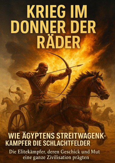 'Cover von Krieg im Donner der Räder: Wie Ägyptens Streitwagenkämpfer die Schlachtfelder beherrschten'-Cover