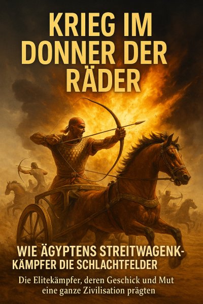 'Cover von Krieg im Donner der Räder: Wie Ägyptens Streitwagenkämpfer die Schlachtfelder beherrschten'-Cover