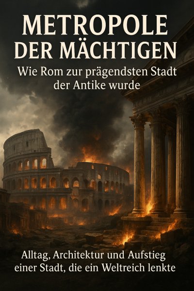 'Cover von Metropole der Mächtigen: Wie Rom zur prägendsten Stadt der Antike wurde'-Cover