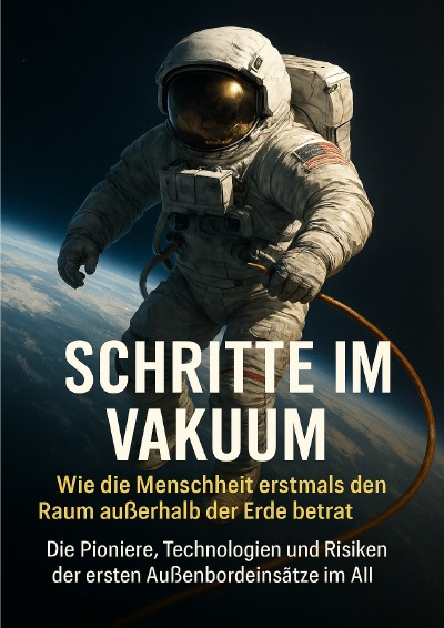 'Cover von Schritte im Vakuum: Wie die Menschheit erstmals den Raum außerhalb der Erde betrat'-Cover