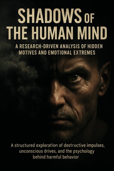 'Cover von Shadows of the Human Mind: A Research-Driven Analysis of Hidden Motives and Emotional Extremes'-Cover