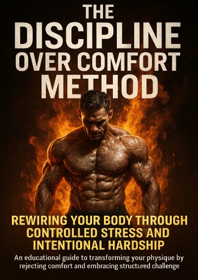 'Cover von The Discipline Over Comfort Method: Rewiring Your Body Through Controlled Stress and Intentional Hardship'-Cover