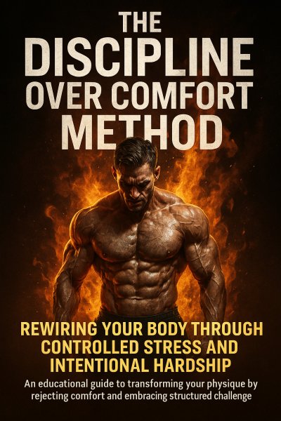 'Cover von The Discipline Over Comfort Method: Rewiring Your Body Through Controlled Stress and Intentional Hardship'-Cover