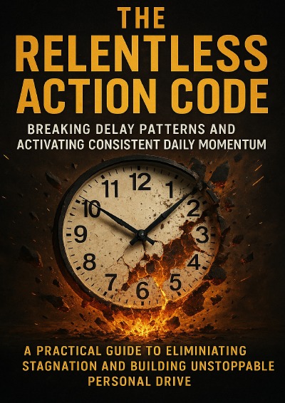 'Cover von The Relentless Action Code: Breaking Delay Patterns and Activating Consistent Daily Momentum'-Cover