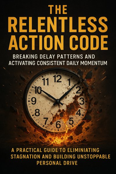 'Cover von The Relentless Action Code: Breaking Delay Patterns and Activating Consistent Daily Momentum'-Cover