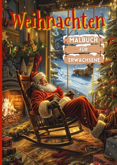 'Cover von Weihnachten Malbuch für Erwachsene'-Cover