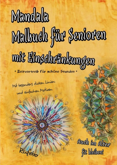 'Cover von Mandala Malbuch für Senioren mit Einschränkungen'-Cover