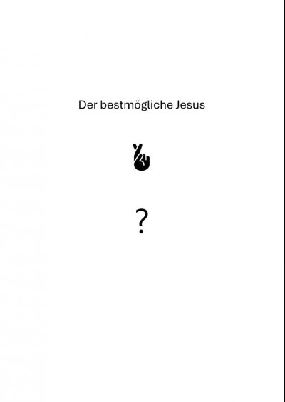 'Cover von Der bestmögliche Jesus'-Cover