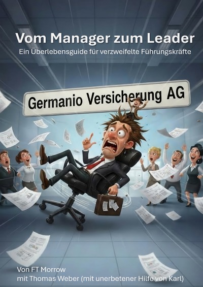 'Cover von Vom Manager zum Leader –  Ein Überlebensguide für verzweifelte Führungskräfte'-Cover