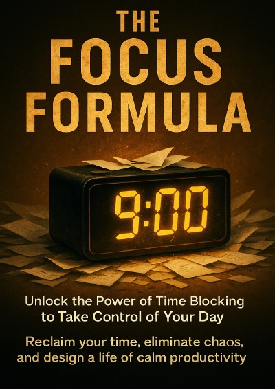 'Cover von The Focus Formula: Unlock the Power of Time Blocking to Take Control of Your Day'-Cover