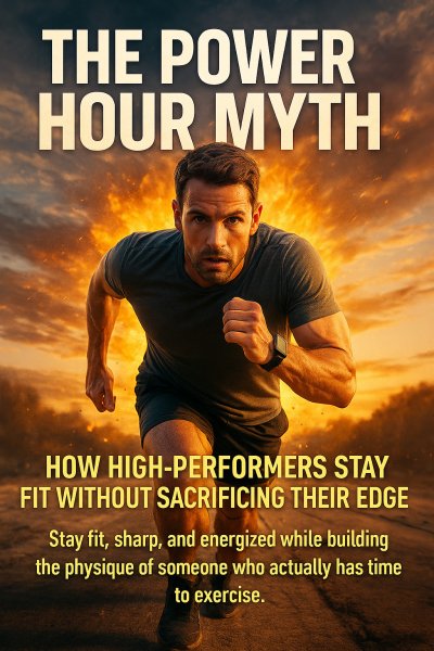 'Cover von The Power Hour Myth: How High-Performers Stay Fit Without Sacrificing Their Edge'-Cover