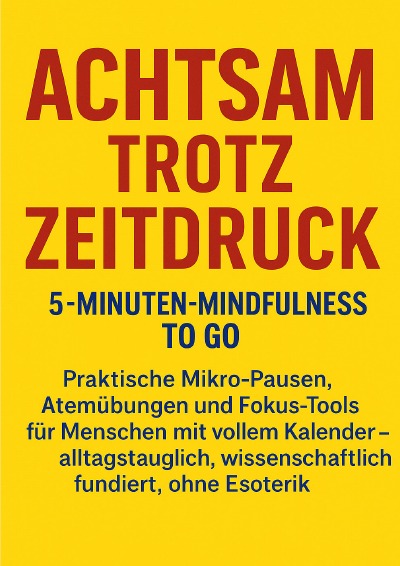 'Cover von Achtsam trotz Zeitdruck: 5-Minuten-Mindfulness to go'-Cover