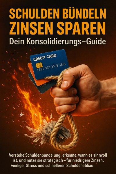 'Cover von Schulden bündeln, Zinsen sparen: Dein Konsolidierungs-Guide'-Cover