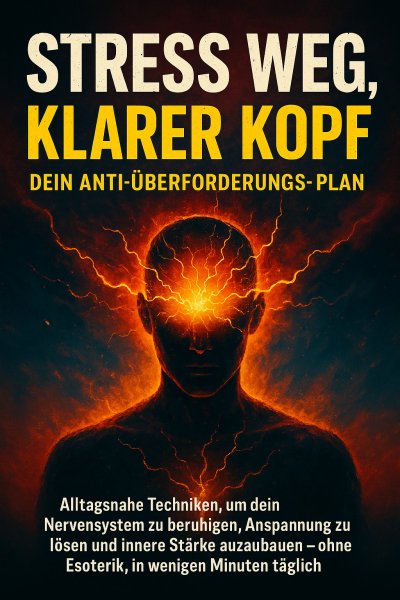 'Cover von Stress weg, klarer Kopf: Dein Anti-Überforderungs-Plan'-Cover