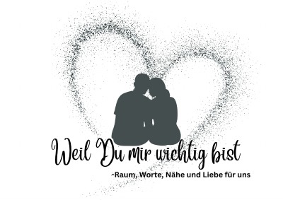 'Cover von Weil Du mir wichtig bist- Raum, Worte, Nähe und Liebe für uns'-Cover