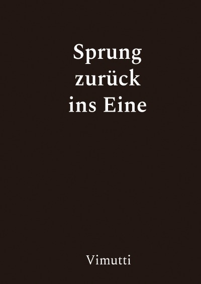 'Cover von Sprung zurück ins Eine'-Cover