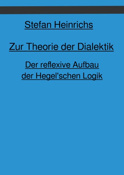 'Cover von Zur Theorie der Dialektik'-Cover
