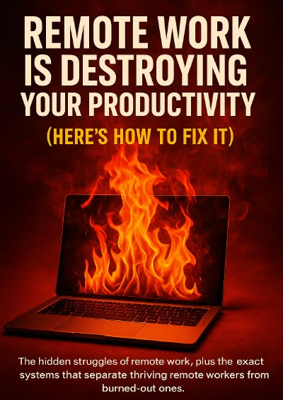 'Cover von Remote Work Is Destroying Your Productivity (Here’s How to Fix It)'-Cover