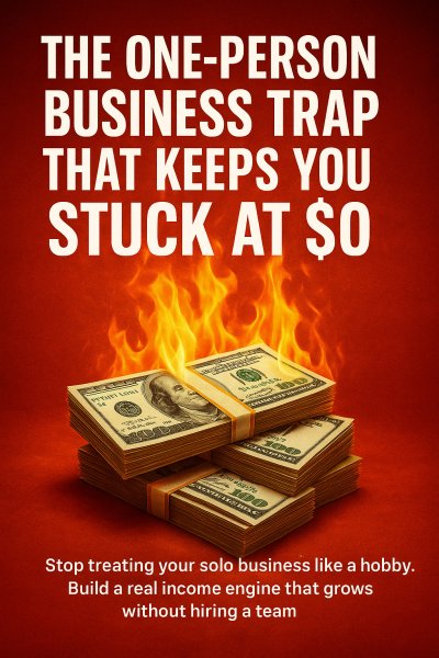 'Cover von The One-Person Business Trap That Keeps You Stuck at $0'-Cover