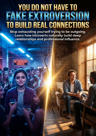'Cover von You Do Not Have to Fake Extroversion to Build Real Connections'-Cover