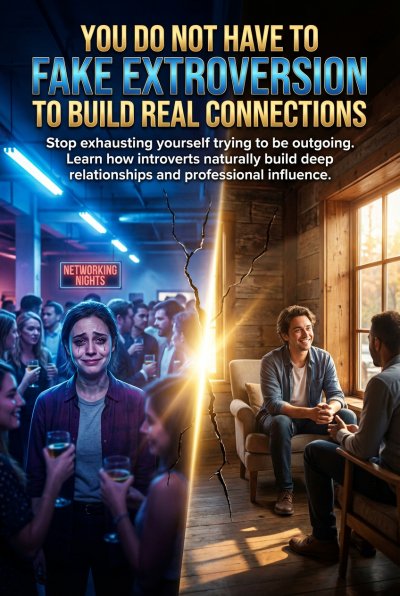 'Cover von You Do Not Have to Fake Extroversion to Build Real Connections'-Cover
