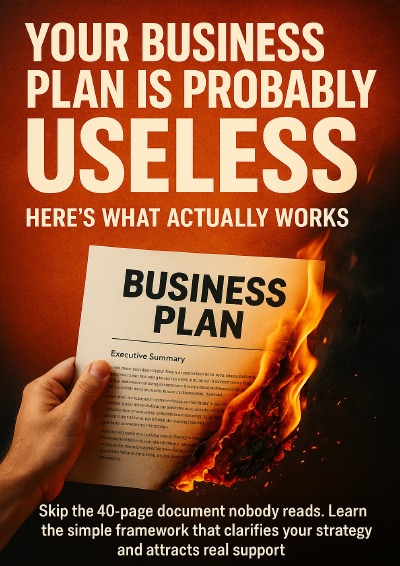 'Cover von Your Business Plan Is Probably Useless Here’s What Actually Works'-Cover