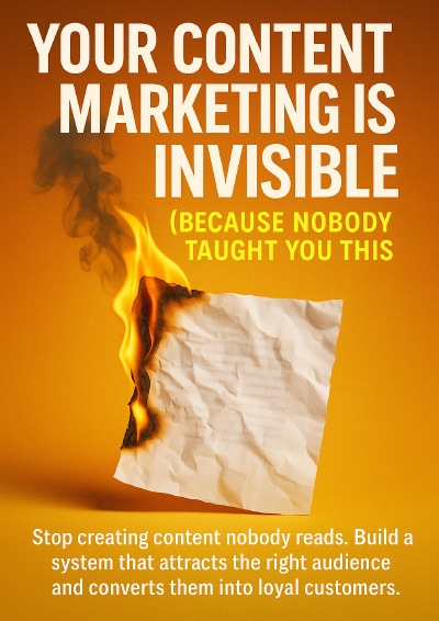 'Cover von Your Content Marketing Is Invisible Because Nobody Taught You This'-Cover