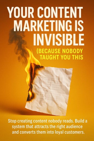 'Cover von Your Content Marketing Is Invisible Because Nobody Taught You This'-Cover