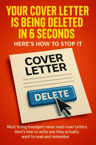 'Cover von Your Cover Letter Is Being Deleted in 6 Seconds Here’s How to Stop It'-Cover