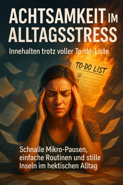 'Cover von Achtsamkeit im Alltagsstress: Innehalten trotz voller To‑do‑Liste'-Cover