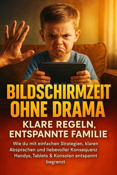 'Cover von Bildschirmzeit ohne Drama: Klare Regeln, entspannte Familie'-Cover