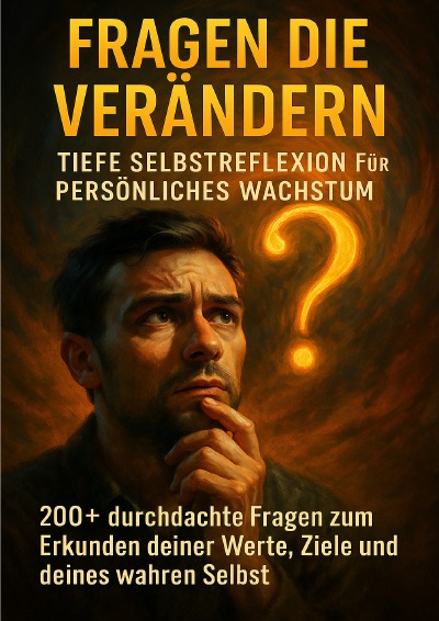 'Cover von Fragen die Verändern: Tiefe Selbstreflexion für Persönliches Wachstum'-Cover